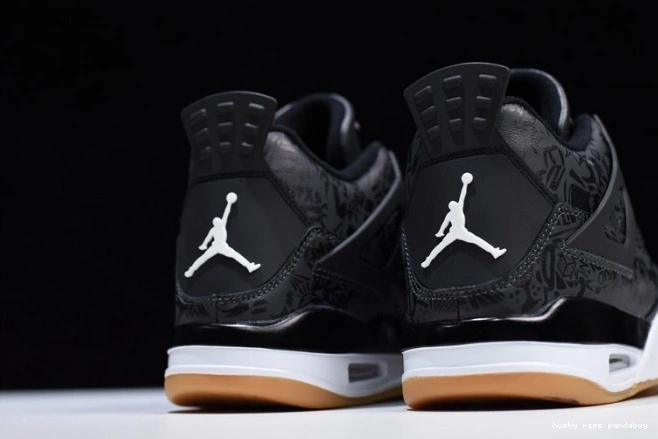 Cheap Husky Air Laser Black Retro Jordan 4 CI1184-001 0723